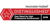 Badge Martindale Distinguished